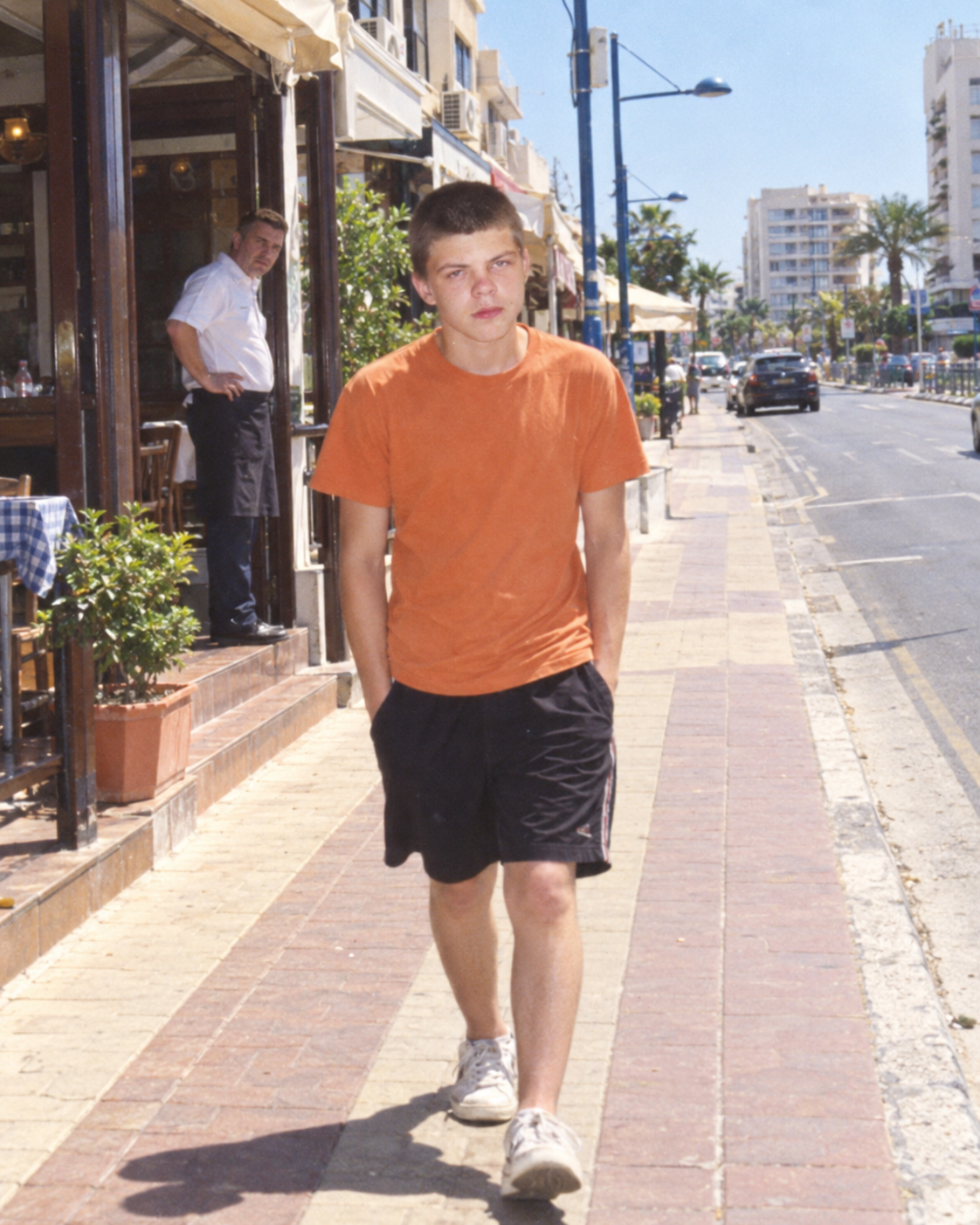 Recreated memory: walking along Limassol's seafront looking for work