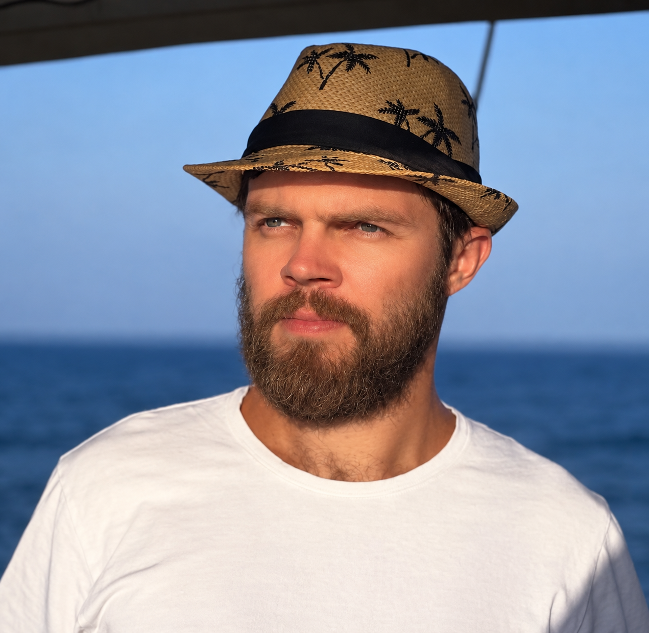 Tony Jacobs looking out by the sea